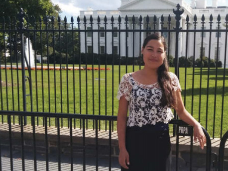 Melisa Larsen at the White House