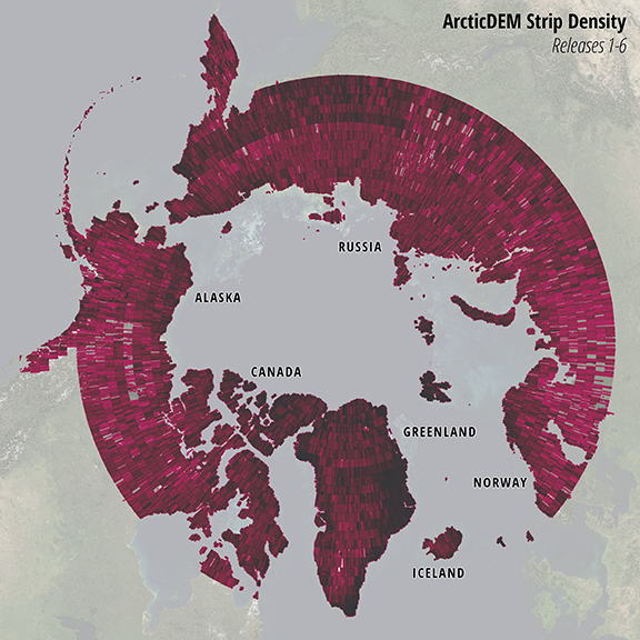 ArcticDEM Strip Density