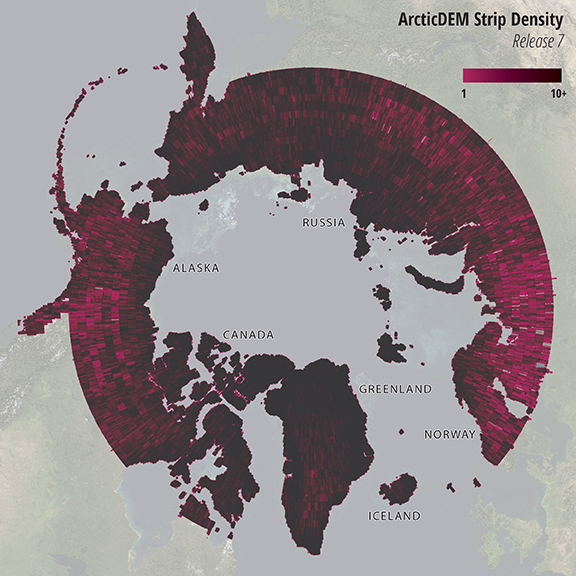 ArcticDEM Strip Density